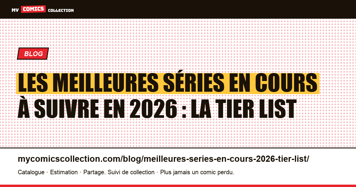 Les meilleures séries en cours à suivre en 2026 : la tier list — illustration article