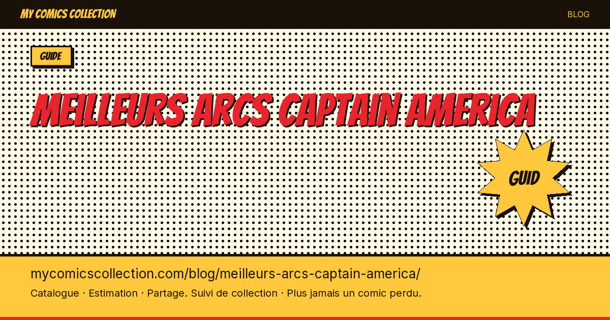 Meilleurs arcs de Captain America — illustration article