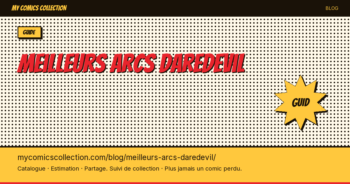 Meilleurs arcs de Daredevil — illustration article