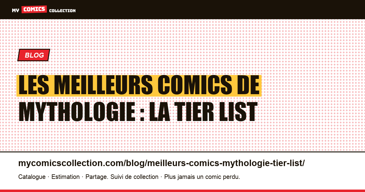 Les meilleurs comics de mythologie : la tier list — illustration article