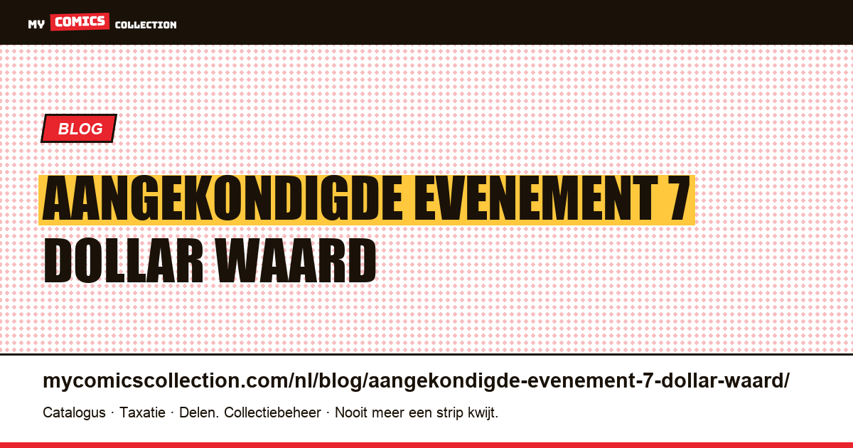 Het aangekondigde evenement is 7 dollar waard, het onverwachte is 400 dollar waard — artikelillustratie
