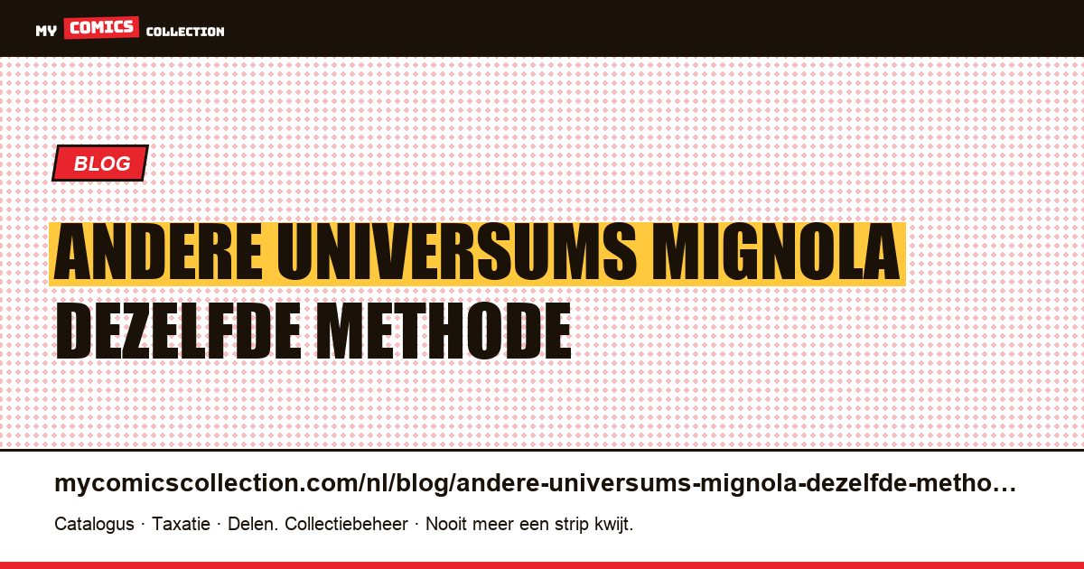 De andere universums van Mignola: dezelfde methode, twee en een half keer goedkoper — artikelillustratie