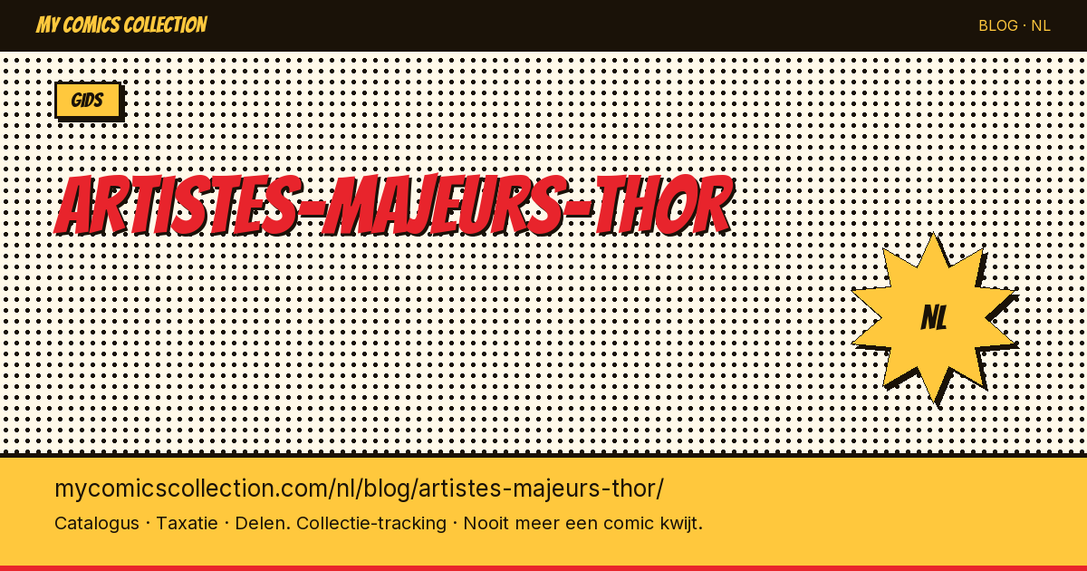 De belangrijkste tekenaars van Thor — artikelillustratie