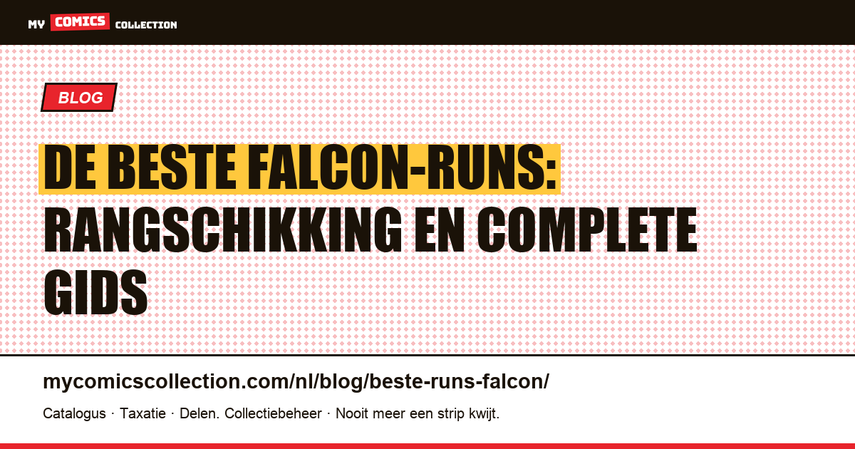 De beste Falcon-runs: rangschikking met zes keuzes, artikelillustratie