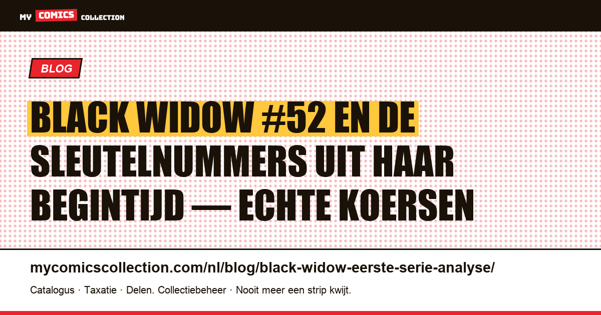 Black Widow: analyse van de sleutelnummers uit haar begintijd (1964-1971), artikelillustratie