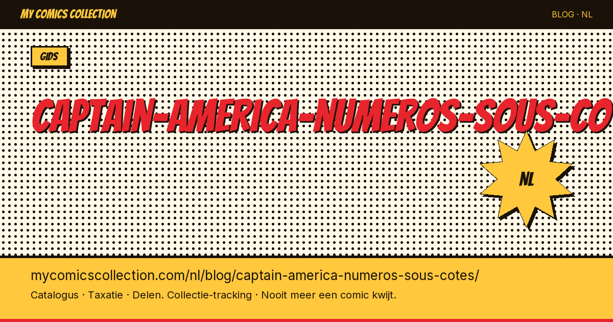 Captain America: ondergewaardeerde nummers — artikelillustratie