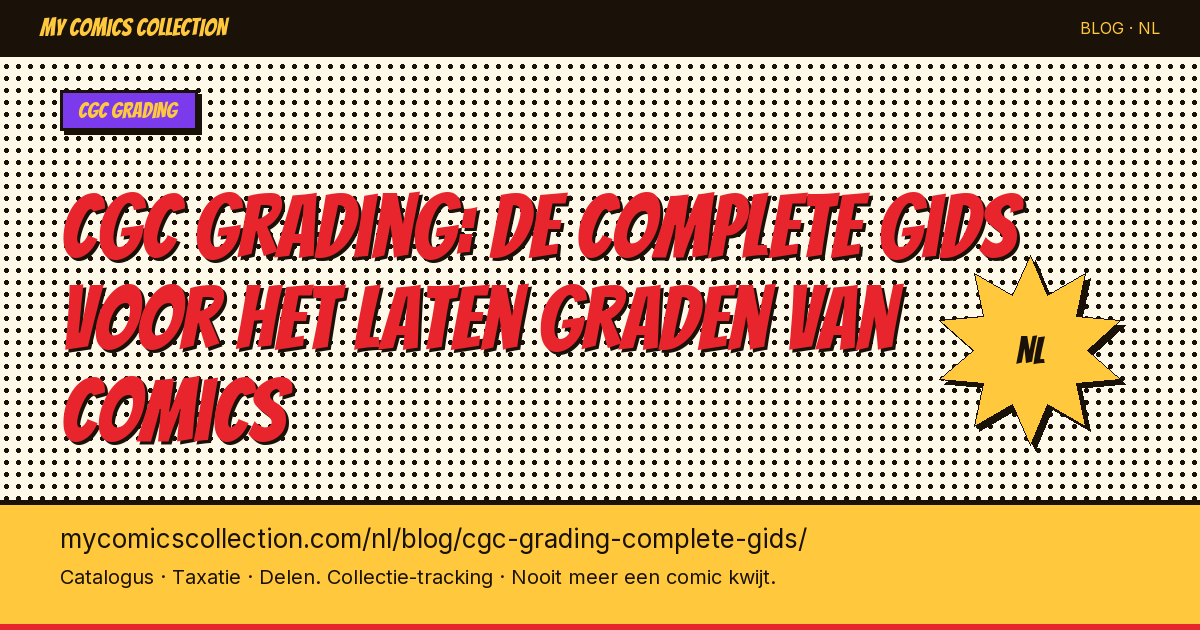 CGC Grading: de complete gids — artikel illustratie