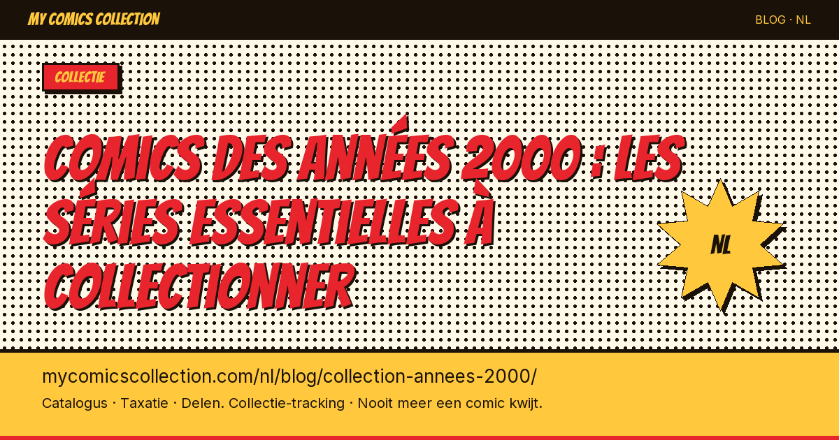 Comics des années 2000 : les séries essentielles à collectionner — artikel illustratie