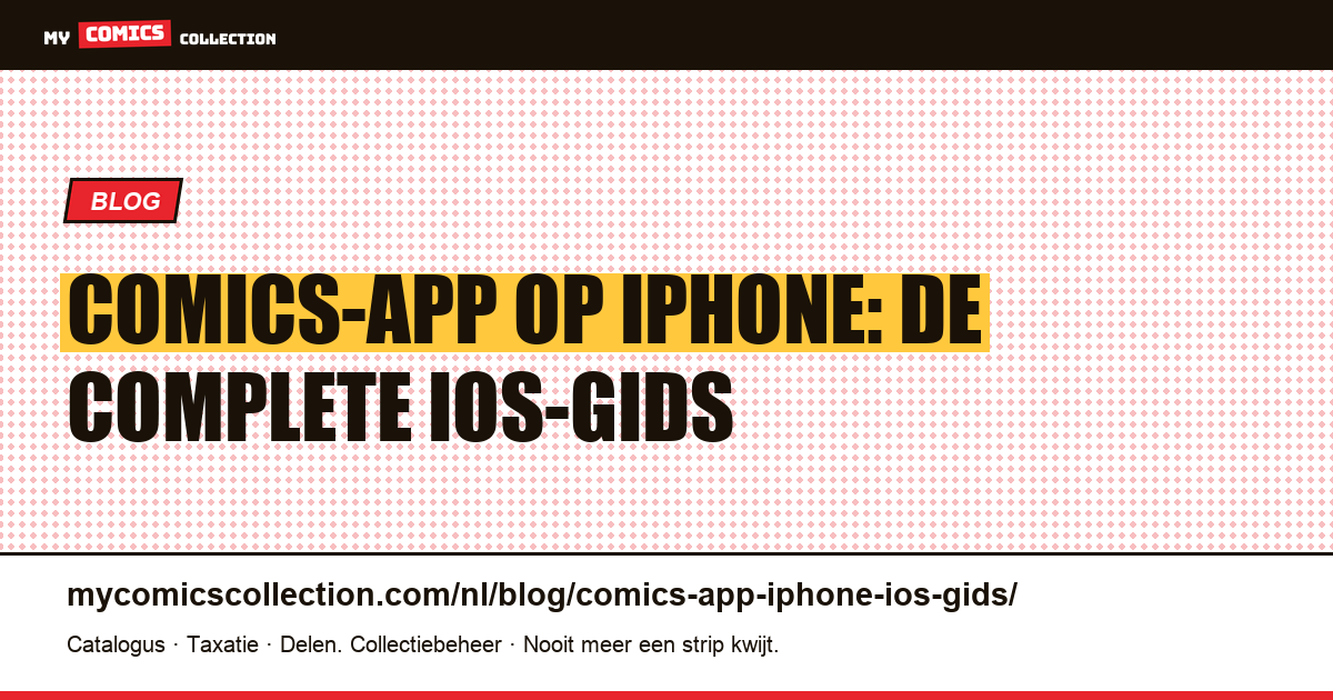 Comics-app op iPhone: de complete iOS-gids, artikelillustratie