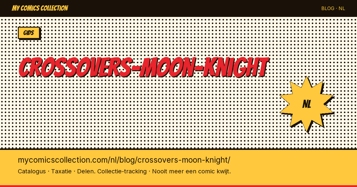 Moon Knight Crossovers — artikelillustratie