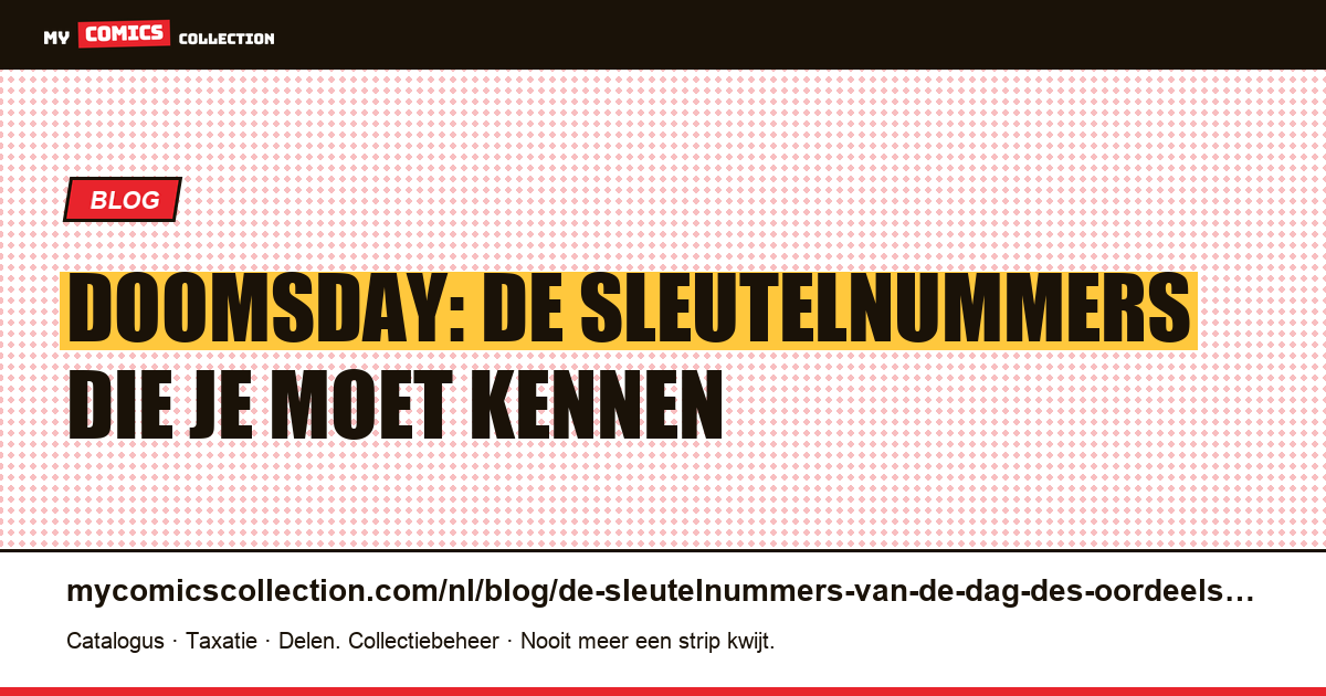 Doomsday: de sleutelnummers die je moet kennen — artikelillustratie