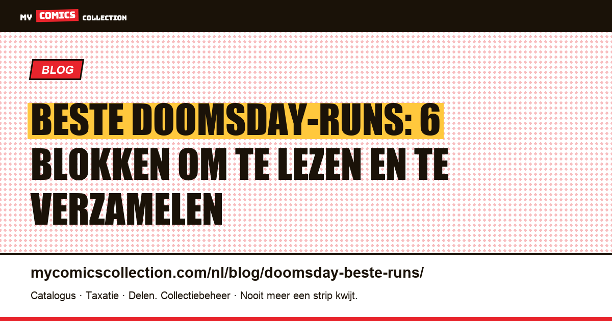 De beste Doomsday-runs: ranglijst van de zes leesblokken, artikelillustratie