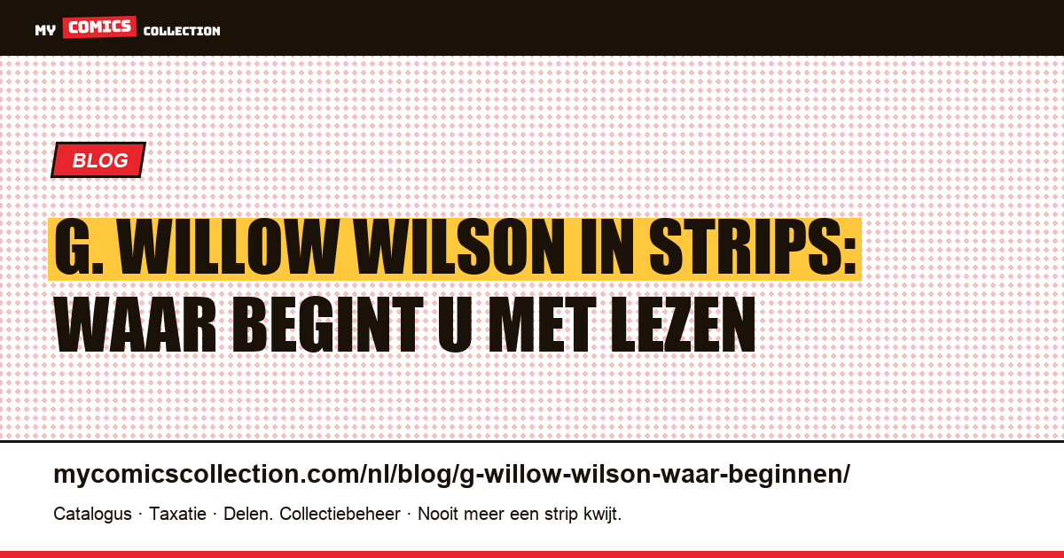 G. Willow Wilson in strips: waar te beginnen, artikelillustratie