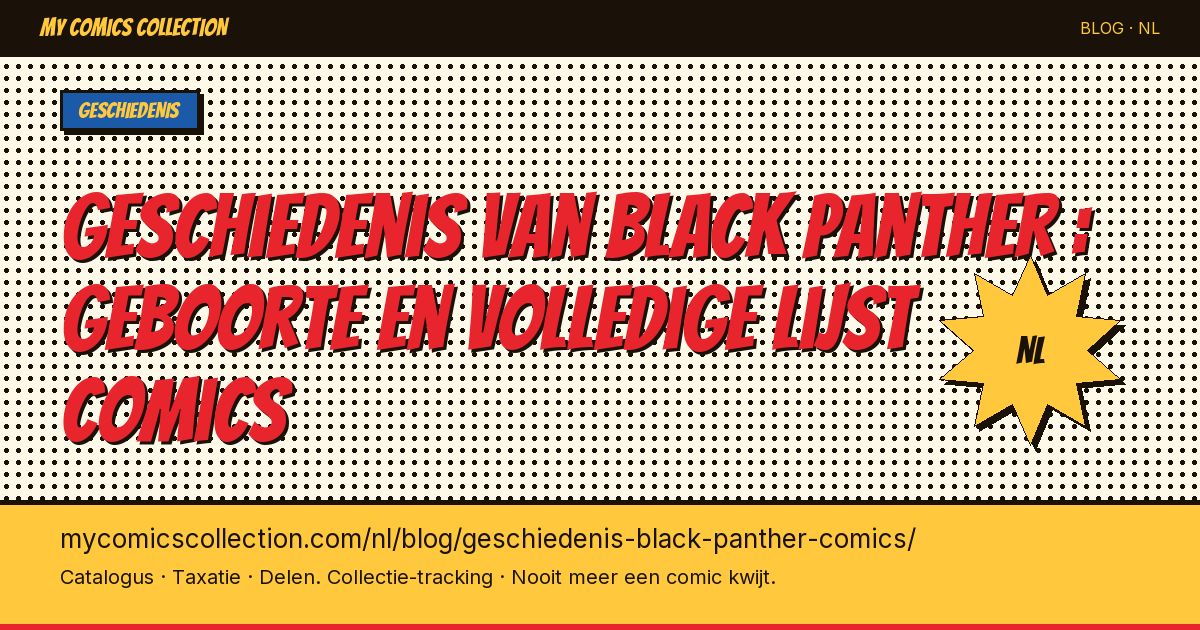 Geschiedenis van Black Panther : geboorte en volledige lijst van comics — artikel illustratie