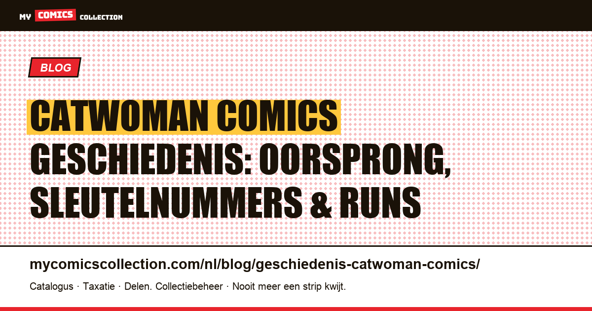 De geschiedenis van Catwoman in comics, artikelillustratie