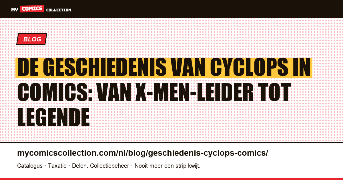 De geschiedenis van Cyclops in comics: oorsprong, biografie en sleutelnummers, artikelillustratie