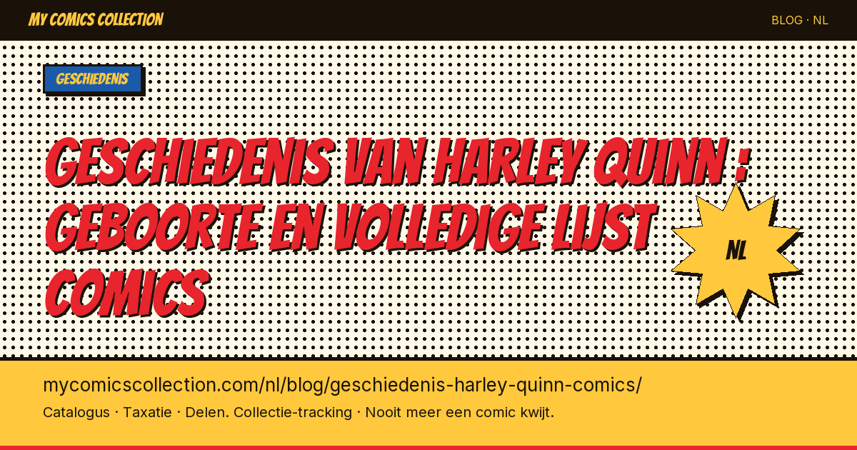 Geschiedenis van Harley Quinn : geboorte en volledige lijst van comics — artikel illustratie