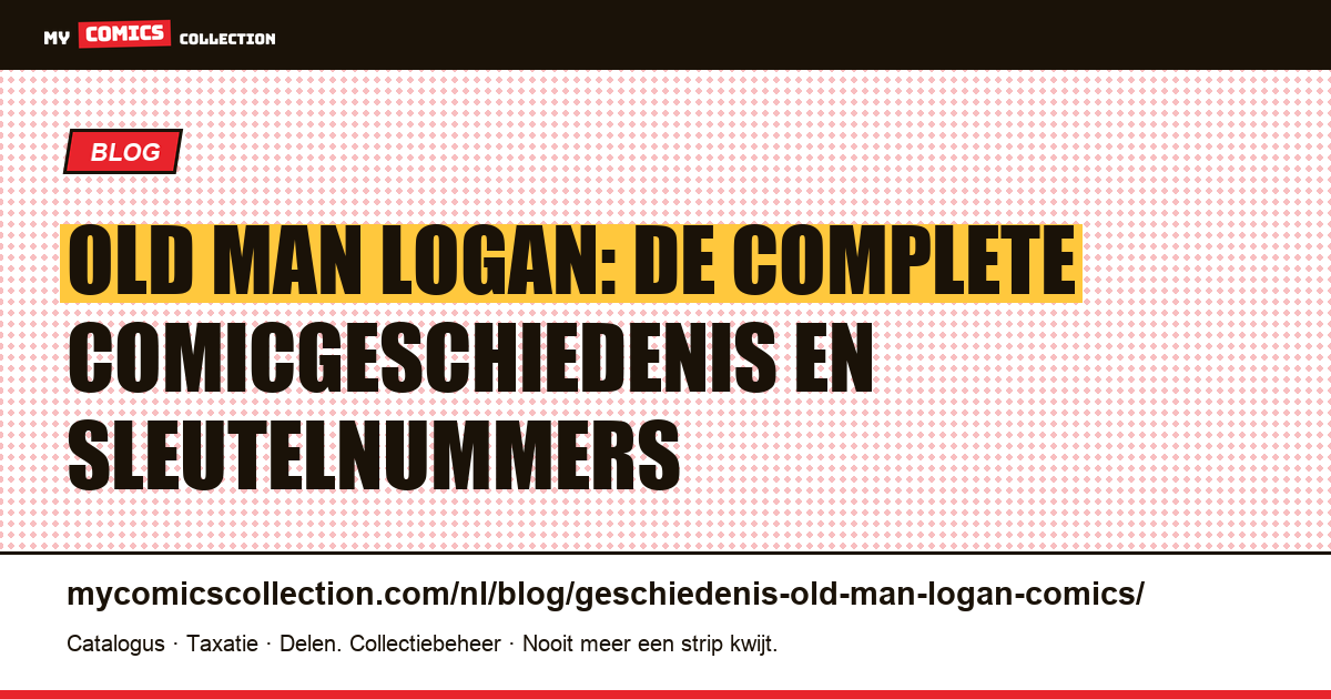 De geschiedenis van Old Man Logan in de comics, artikelillustratie