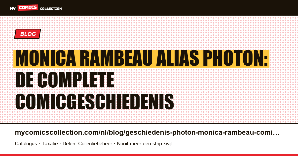 De geschiedenis van Monica Rambeau in comics, artikelillustratie