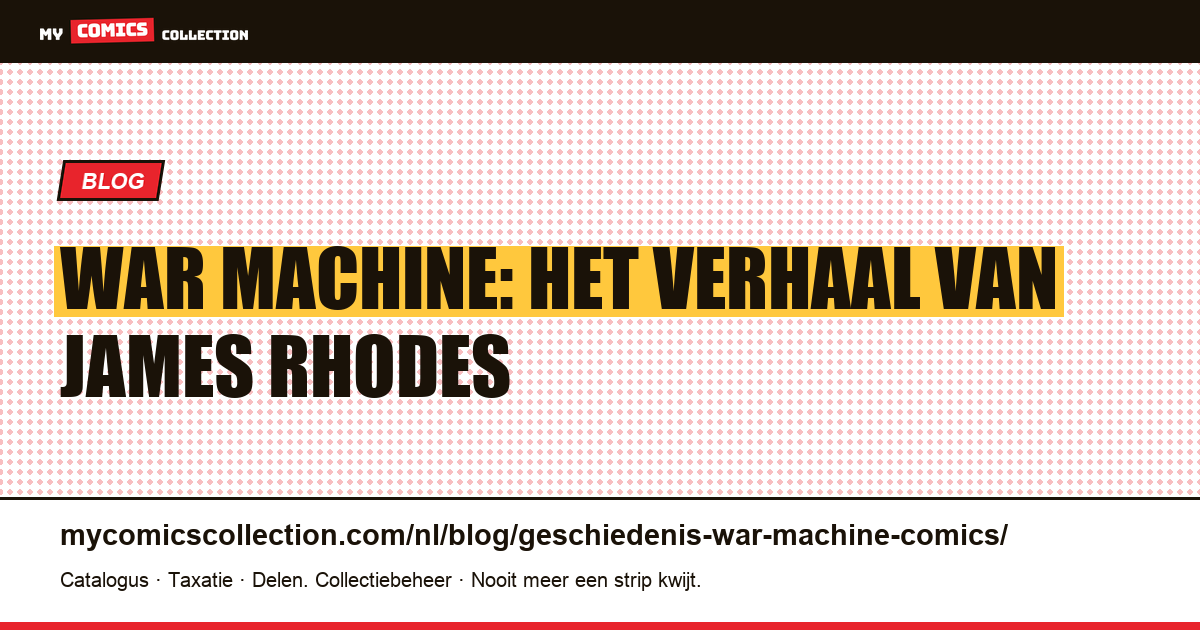 War Machine: het verhaal van James Rhodes, artikelillustratie