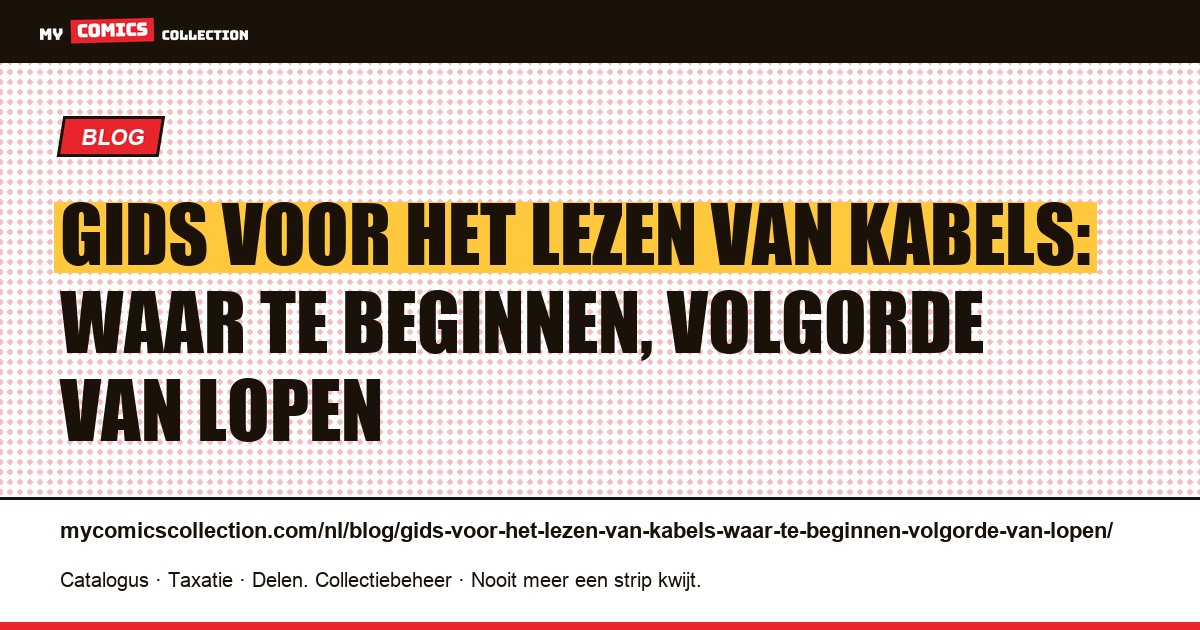 Gids voor het lezen van kabels: waar te beginnen, volgorde van lopen — artikelillustratie