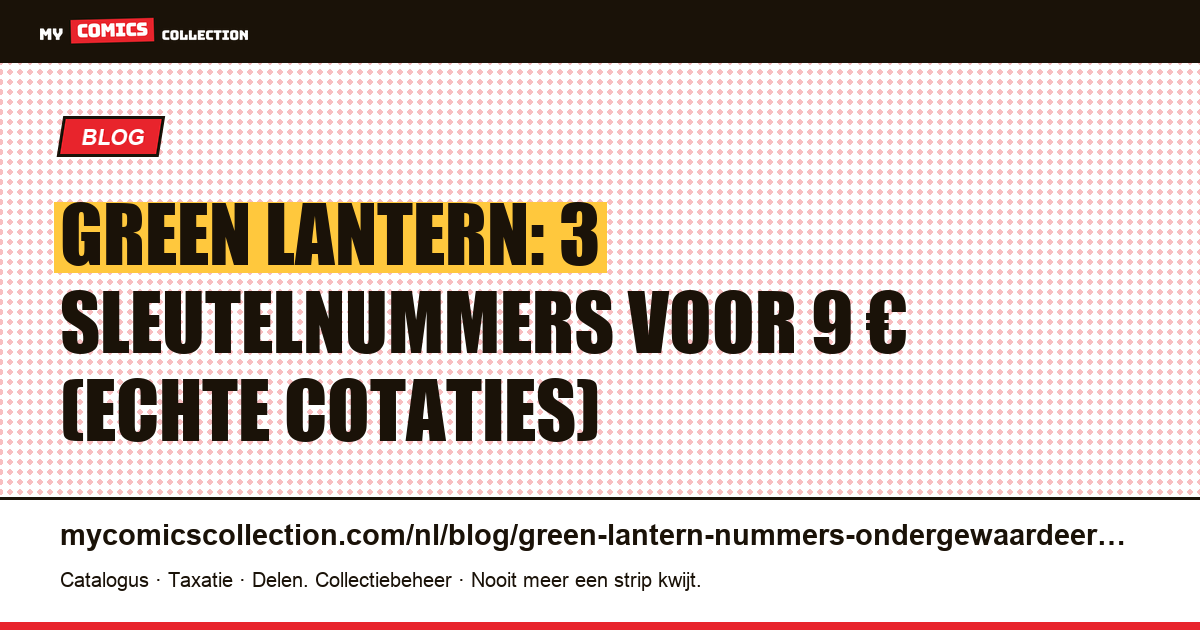 Green Lantern: de ondergewaardeerde nummers die je moet kennen, artikelillustratie