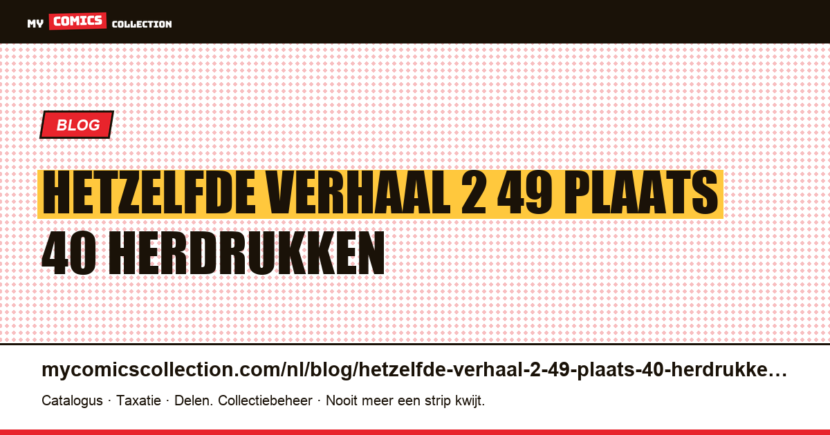 Hetzelfde verhaal voor $ 2,49 in plaats van $ 40: herdrukken — artikelillustratie