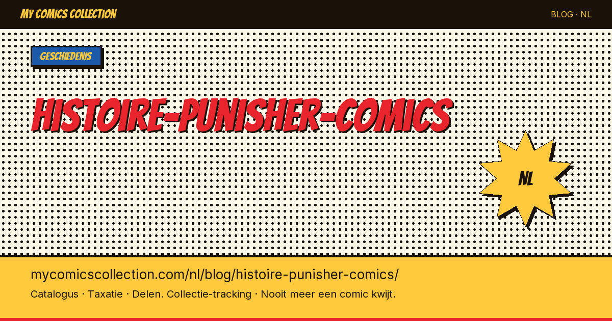 De geschiedenis van Punisher in comics — artikelillustratie