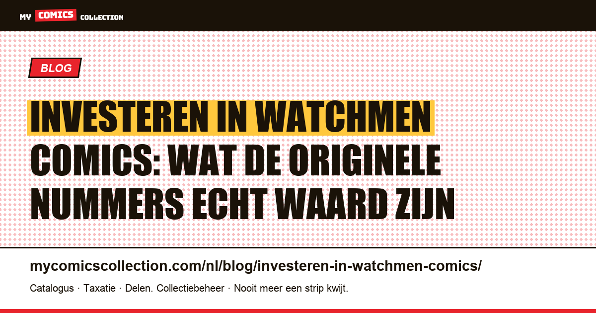 Investeren in Watchmen: koersen, liquiditeit en marktrealiteit, artikelillustratie