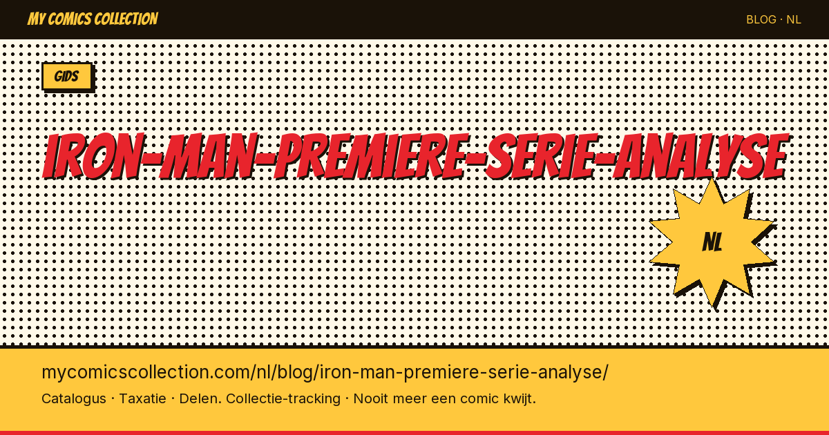 Iron Man: analyse van de eerste stripserie — artikelillustratie