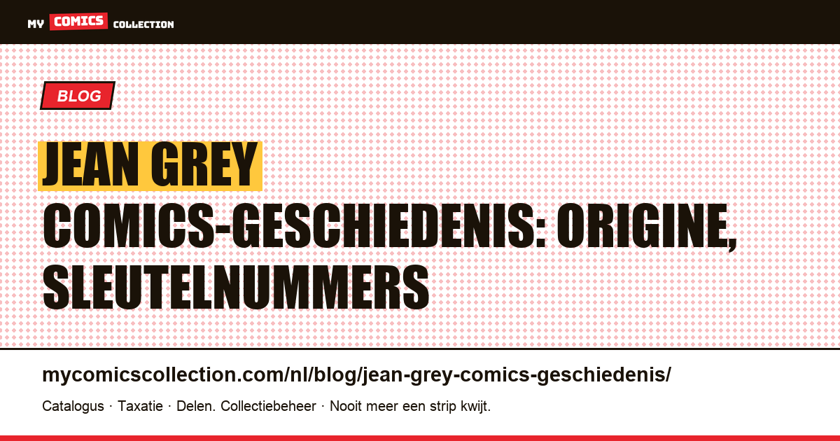 De geschiedenis van Jean Grey in comics, artikelillustratie