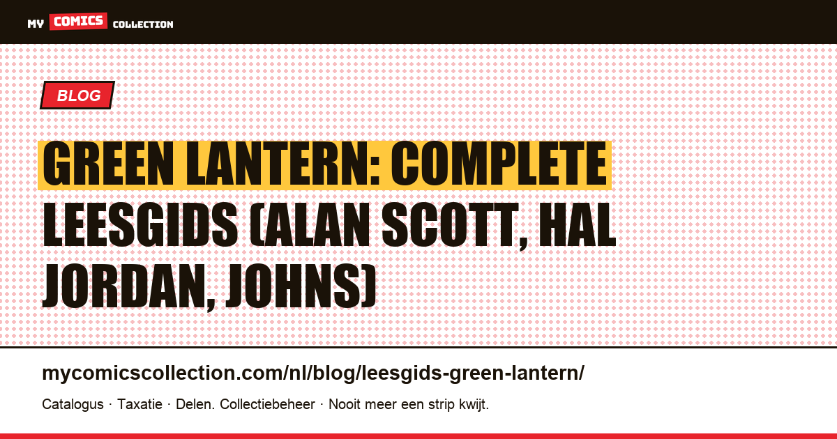 Green Lantern: leesgids om te beginnen en te verdiepen, artikelillustratie