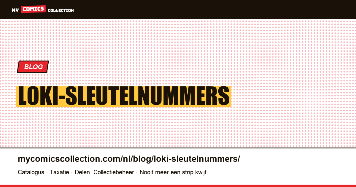 Loki-sleutelnummers — artikelillustratie
