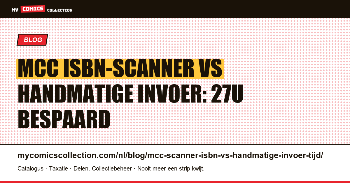 MCC ISBN-scanner vs handmatige invoer: hoeveel tijd bespaar je echt?, artikelillustratie