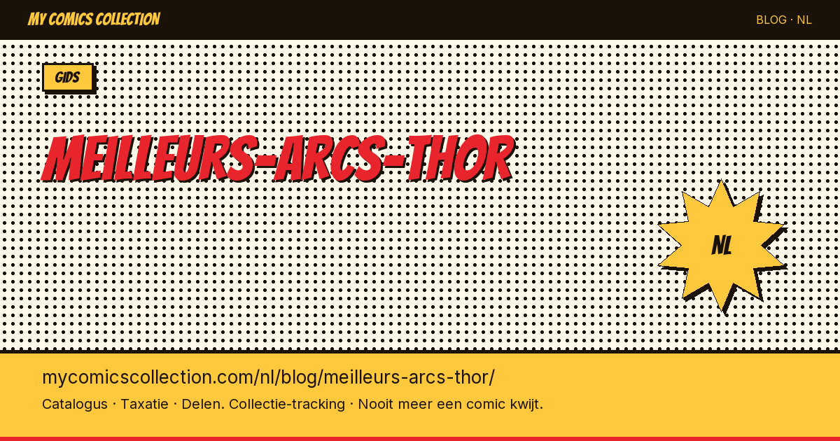 De beste Thor comic-arcs — artikelillustratie
