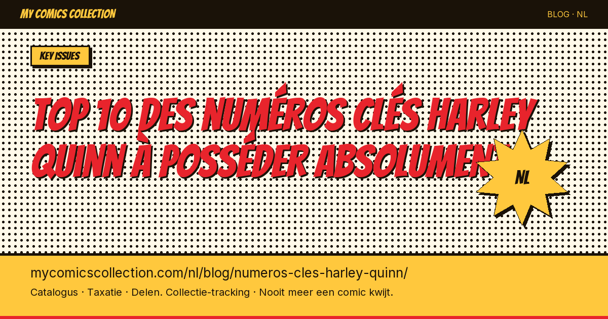 Top 10 des numéros clés Harley Quinn à posséder absolument — artikel illustratie