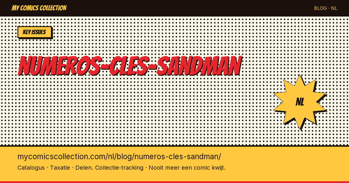 numeros-cles-sandman — artikel illustratie