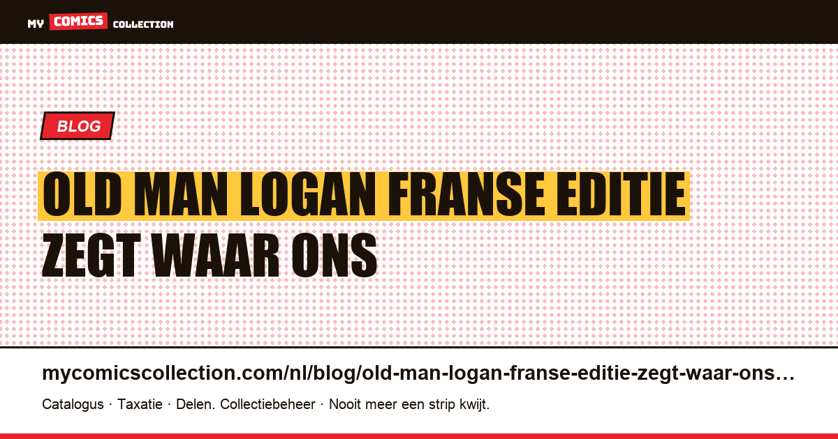 Old Man Logan: de Franse editie zegt waar we ons bevinden in het verhaal, de Amerikaanse niet — artikelillustratie