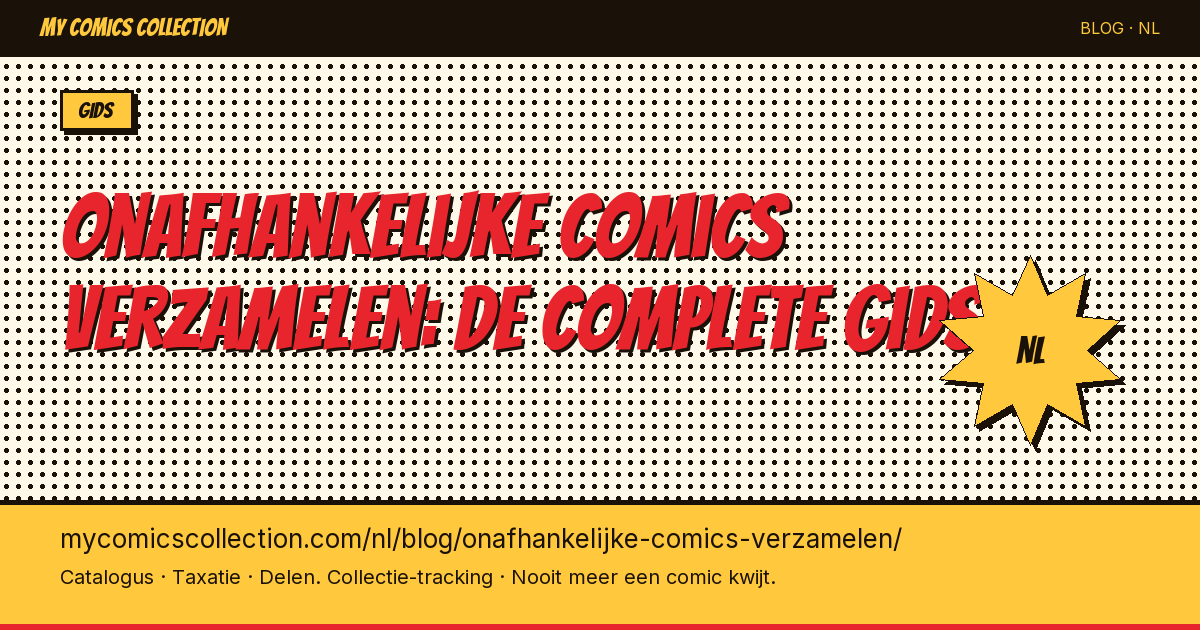 Onafhankelijke comics verzamelen: de complete gids — artikel illustratie