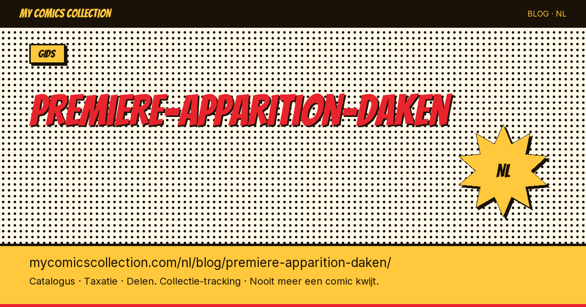Eerste verschijning van Daken — artikelillustratie