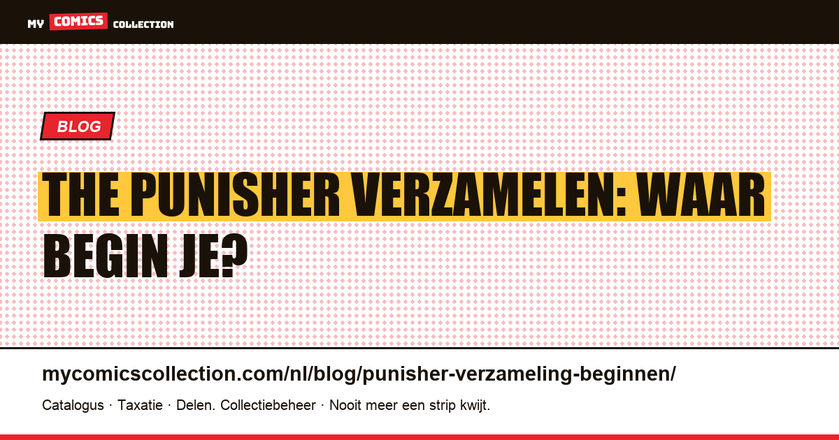 The Punisher verzamelen: de beginnersgids, artikelillustratie