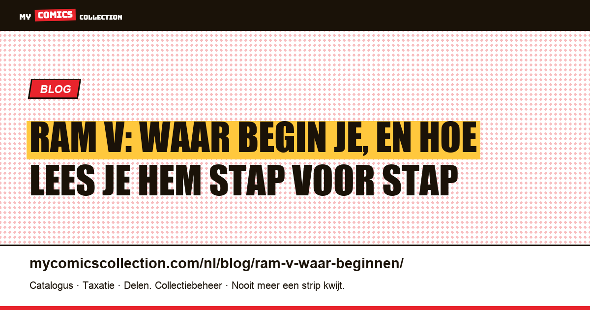 Ram V: waar begint u, artikelillustratie