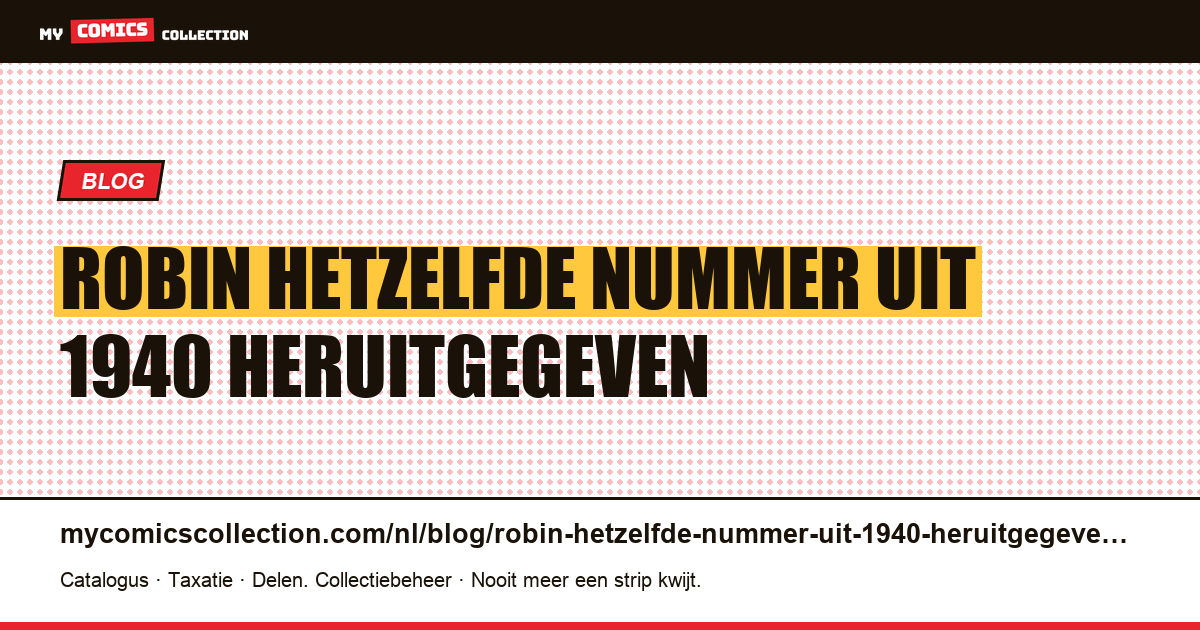Robin: hetzelfde nummer uit 1940, heruitgegeven door vier verschillende zenders — artikelillustratie