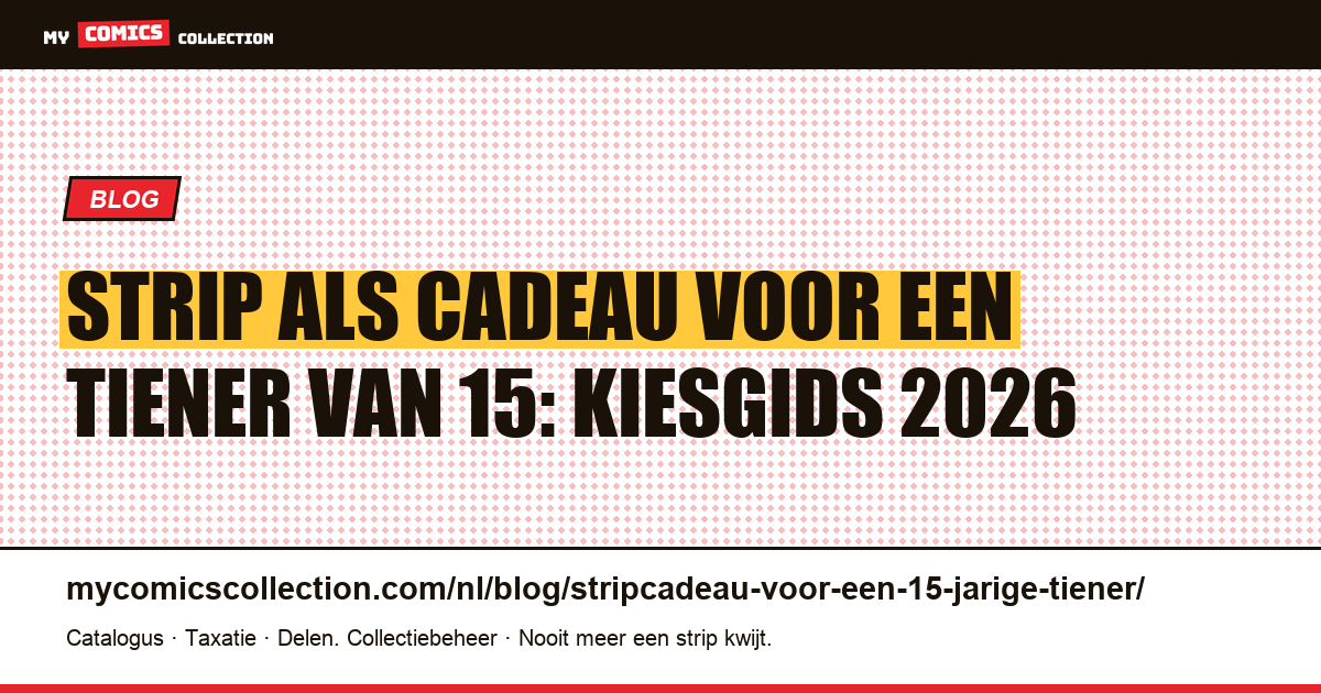 Strip als cadeau voor een tiener van 15: kiesgids 2026 — artikelillustratie