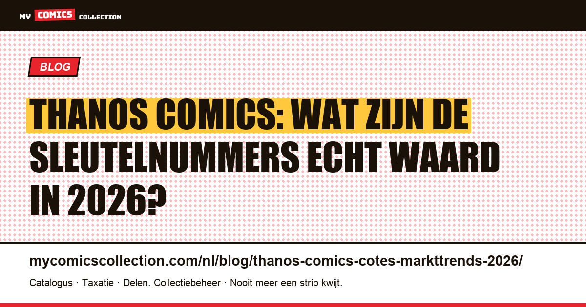 Thanos in 2026: reële cotes en markttrends, artikelillustratie