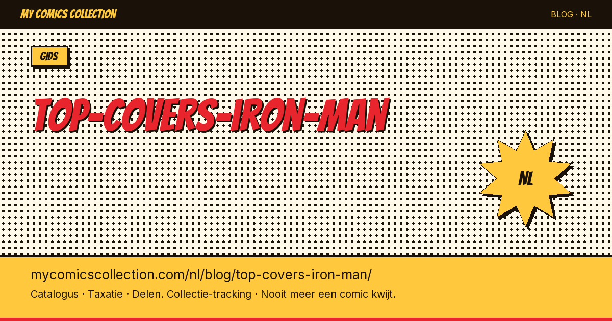 De Beste Iron Man Comic Covers — artikelillustratie