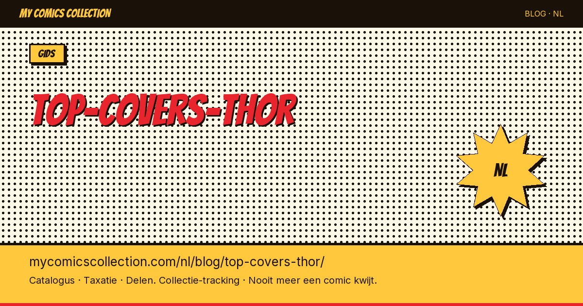 De mooiste Thor-covers uit de comicgeschiedenis — artikelillustratie
