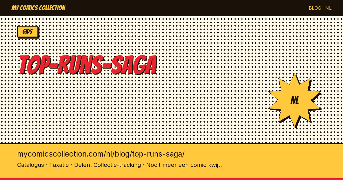 Top Comic Runs: De Beste Legendarische Saga's — artikelillustratie