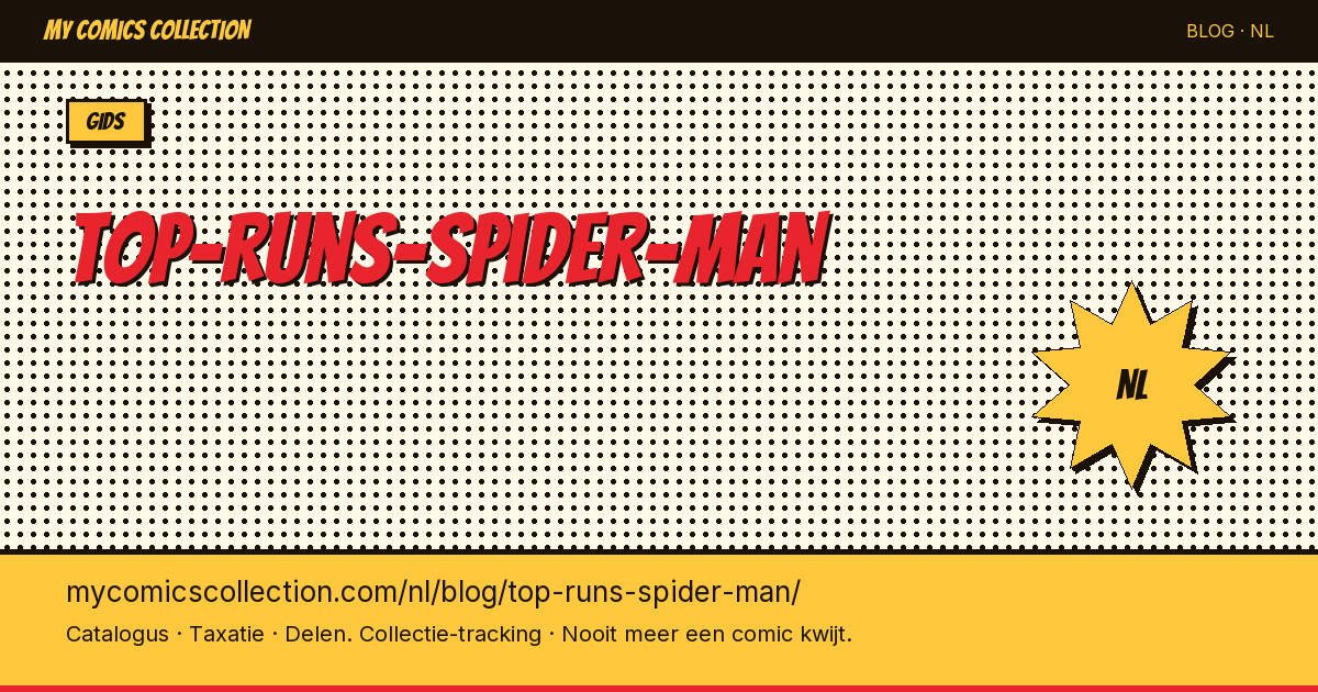 De beste Spider-Man comic runs — artikelillustratie