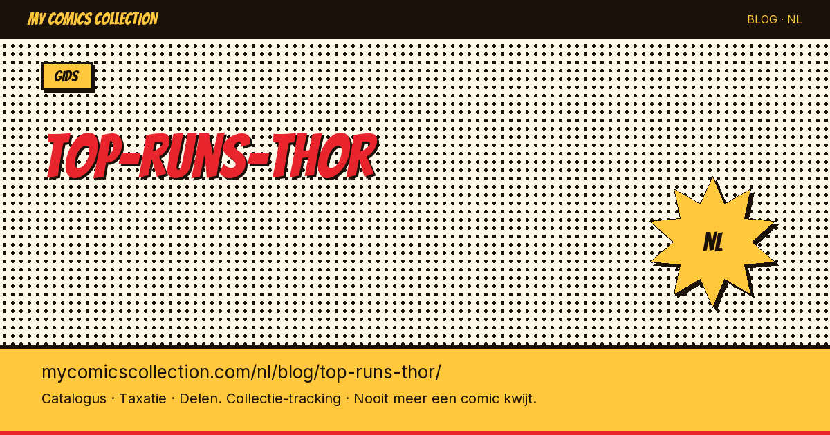 De Beste Thor Comic Runs Aller Tijden — artikelillustratie